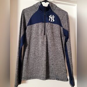 Fanatics Women's New York Yankees Gray and Navy Pullover